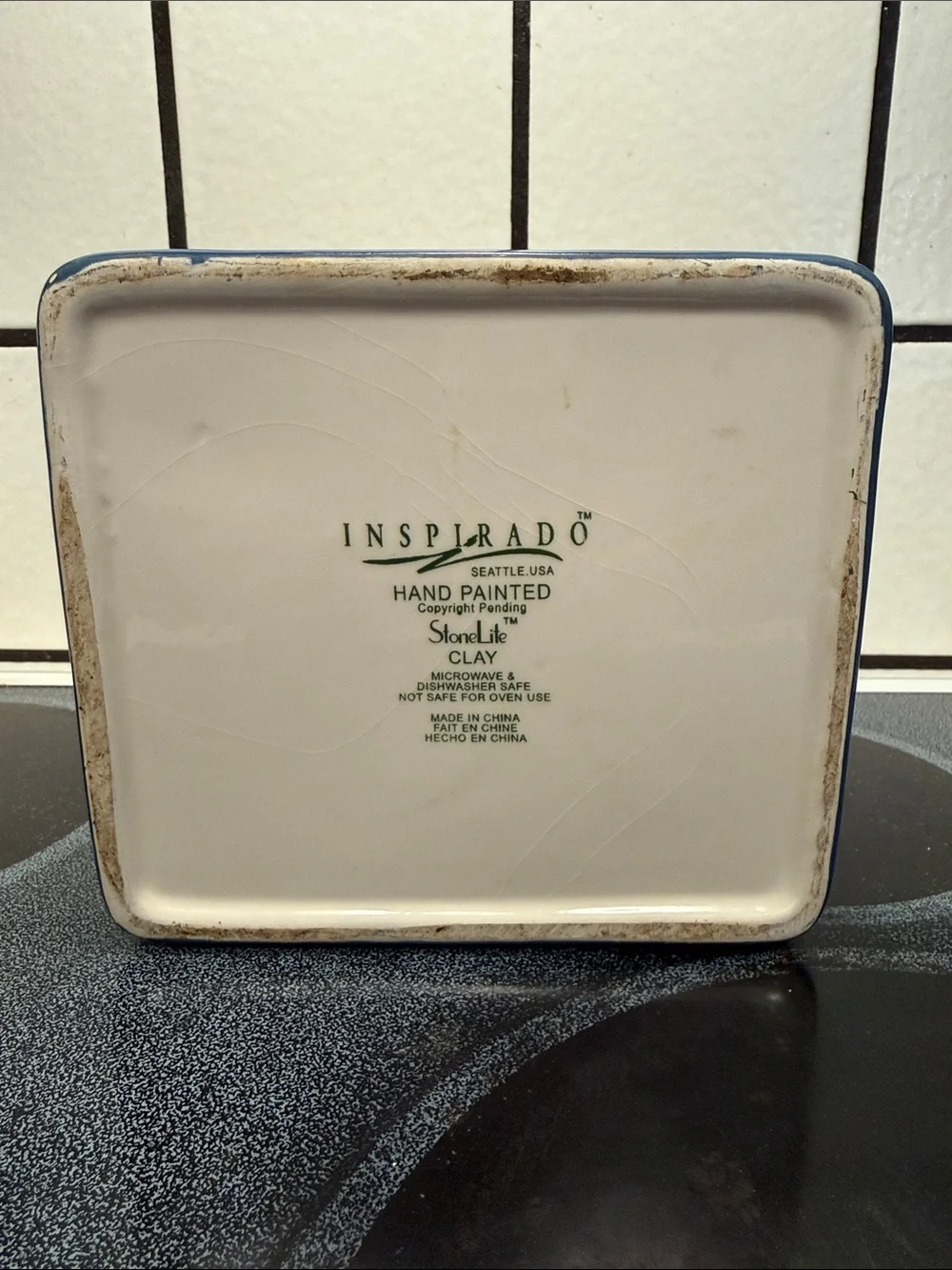 Inspirado square ceramic
